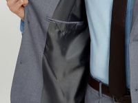 Однобортный пиджак прямого кроя