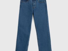 Прямые джинсы, Синий