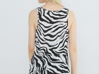 Принтованная майка, Серый