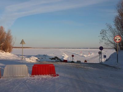 Готовность ледовой переправы Хатассы — Павловск составила 90%