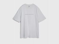 Футболка с текстовым принтом, Белый