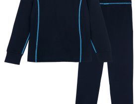 Термокомплект трикот. для мальчиков: фуфайка (футболка) с длин. рук, брюки для эпизод. использования