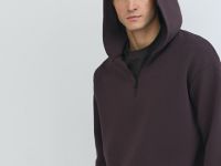 Толстовка с капюшоном на молнии, Фиолетовый