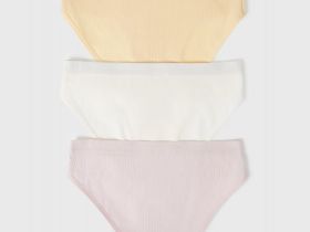 Трусы-слипы для девочек, 3 шт., Оранжевый