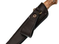 Нож Охотник, сталь Elmax, рукоять стабилизированная карельская береза