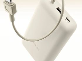 Портативный внешний аккумулятор Xiaomi Mi Power Bank with Cable USB-C 20000 mAh 33W (PB2030Mi) (белый)