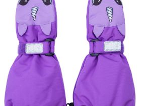 Варежки детские текстильные для девочек