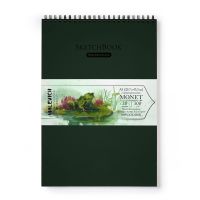 Скетчбук для акварели на спирали Малевичъ "Monet" А3 20 л 300 г, экстра-мелкое зерно