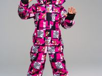 Комбинезон текстильный с полиуретановым покрытием для девочек