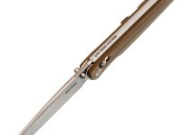 Складной нож SRM Terrier 258L-GW2, сталь 140Cr, рукоять песочный G10