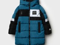 Пальто текстильное с полиуретановым покрытием для мальчиков