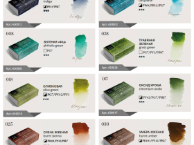 Акварель Малевичъ "Veroneze" кювета 2,5 мл, серебро