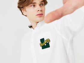 Мужская рубашка Lacoste стандартного кроя