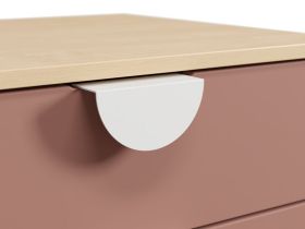 Комод детский Милна 2-60x65 Розовый