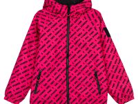 Куртка текстильная с полиуретановым покрытием для девочек (ветровка)