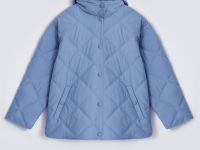 Утепленная куртка свободного силуэта