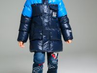 Пальто текстильное с полиуретановым покрытием для мальчиков