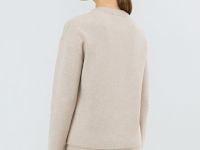 Джемпер плотной вязки, Бежевый