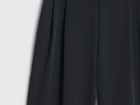 Широкие брюки с эластичным поясом, Черный