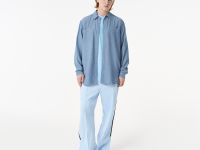 Мужская лёгкая рубашка Lacoste из экологического материала тенсель