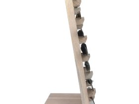 Подставка для коллекции из 7-ми ножей Woodinhome HKS0207OW, беленый дуб