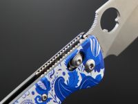 Складной нож Daggerr Sting Slim Gzhel, сталь VG-10, рукоять G10