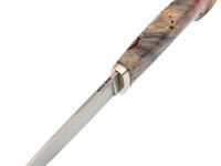 Рыбацкий нож Панцуй, сталь M398, рукоять кап клена