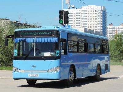 В Якутске перенесли конечную остановку автобуса № 6
