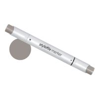 Маркер двухсторонний на спиртовой основе Stylefile Brush №WG6 серый теплый 6
