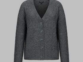 Кардиган с шерстью