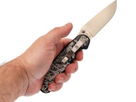 Складной нож Steelclaw "Крыса" Змея, сталь VG10, рукоять алюминий