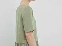 Платье макси из хлопкового джерси, Зеленый