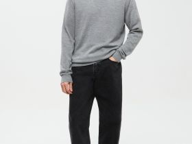 Джемпер с эластичным низом