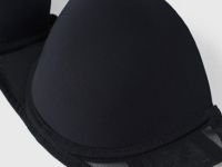 Бюстгальтер-балконет, Черный
