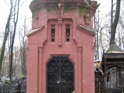 Надгробие на могиле Овера Александра Ивановича (1804-1864) 2-я половина XIX в.