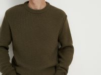 Джемпер с округлой горловиной прямого кроя