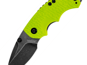 Складной нож Kershaw Shuffle 8700LIMEBW, сталь 8Cr13MoV BlackWash™, компактный мультитул, рукоять GFN зелёная