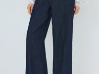 Широкие джинсы O'STIN x Яндекс Книги, Синий