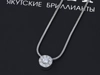 Подвеска из белого золота э4712пд04182500