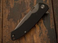 Складной нож CJRB Taiga, сталь D2, Black G10