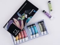 Набор гуаши Малевичъ, 12 цветов по 12 мл, перламутровой