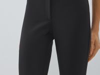 Зауженные брюки капри, Черный