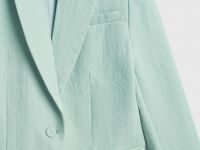 Однобортный жакет, Зеленый