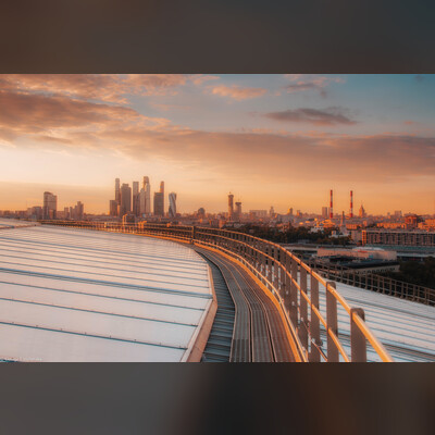Прогулка по Лужникам с высоты птичьего полёта