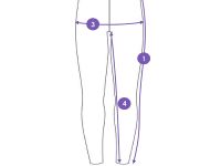 Брюки трикотажные для девочек (легинсы)