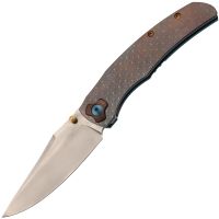 Складной нож Assassin knives Ti-Rex, сталь Damascus, рукоять титан