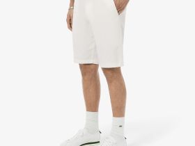 Мужские шорты-чиносы Lacoste из эластичной саржи
