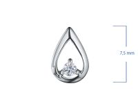 Подвеска из серебра э0612пд03152300_white