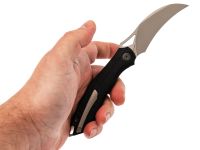Складной нож TuoTown Hawk, сталь T10S, рукоять G10/Carbon Fiber