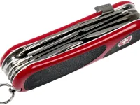 Нож перочинный Victorinox EvoGrip S17, сталь X55CrMo14, рукоять Cellidor/эластомер, черно-красный